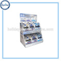 Customized Printed POP Cardboard 2 Tier Counter Display For Retail,Retail Store Display Rack 2 Tier Cardboard Counter Display